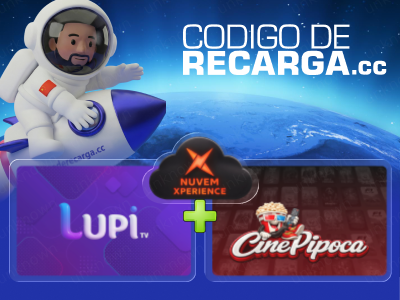 LupiTV + Cine Pipoca + Nuvem Xperience (365 Dias)